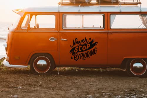 Vans - Text - Cars - Trucks - Sticker - Vinyl Stickers - Caravan - Suv - Window - Off Road - Bumper - Graphics - Decals - Vehicle - Trailer - Van Wilder - Windshield - Trunk - Motorcycle - Decoration (120 Cm, Blue) #TOP2