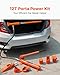 VEVOR Porta Power Kit, 12 Ton Load, Portable Hydraulic Jack with 4.6 ft Extended Oil Hose, Long Handle Design, Auto Body Frame Repair Kit with Portable Storage Case for Car Repair, Truck, Farm