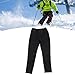 Shanrya Men Heated Pants, 3 Heating Zones Fast Heating Electric Heating Trousers USB Plug for Camping (L)