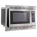 RecPro RV Convection Microwave Stainless Steel 1.1 cu. ft. | 120V | Microwave | Appliances | Direct Replacement for High Pointe and Greystone