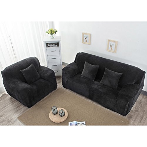 VORCOOL Grijs Hoge Elasticiteit Anti-Stofmijt Dikke Polyester Spandex 3-Seater Sofa Stoel Cover - Afbeelding 6