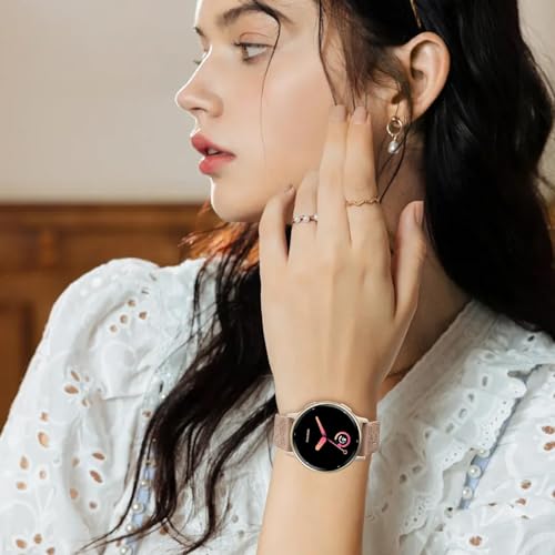 Huadea 20mm Engraved Silicone Band Compatible with Garmin Vivoactive 6/Vivoactive 5/3/3 Music,Soft Sunflower Rose Floral Pattern Strap for Venu Sq 2/Venu 2 Plus/Forerunner 55/165/245/645/570-42mm by Huadea - Used condition - Image 5