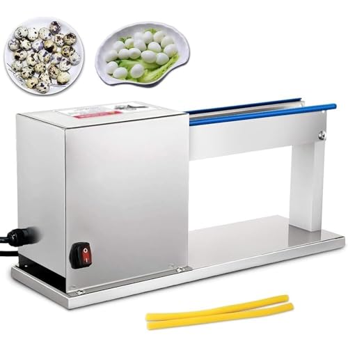 Máquina eléctrica de descascarillado de huevos, peladora de acero inoxidable de 28 W, alta eficiencia, bajo ruido, para uso en el hogar, cocina, restaurante
