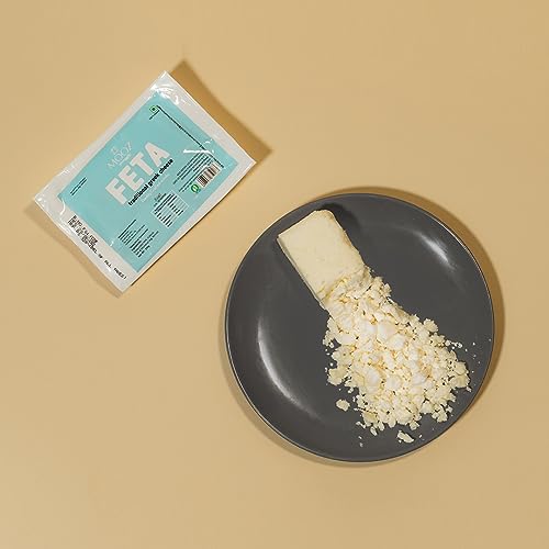 Image of Mooz Feta Cheese - High Protein, Low Salt | Made from Pure Cow Milk | 100g