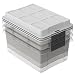 Produktbild Jive Dome Aufbewahrungsbox 13l mit Deckel, Kunststoff (PP) BPA-frei, weiss/transparent, 3x13l (40.5 x 28.3 x 28.9 cm)