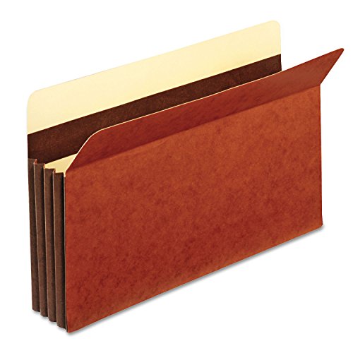 Globe-Weis/Pendaflex Standard Width Accordion Folder Pockets, Heavy-Duty, Legal, 3.5-Inch Expansion, Box of 25 Folders (C1526EHD)