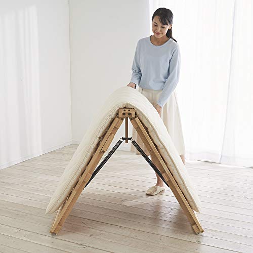 dinos（ディノス）『ぴったり並べられる折りたたみひのきすのこベッド（1290500880）』