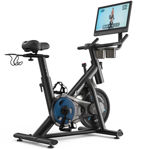 MERACH Folding Exercise Bike for Home - 4 in...