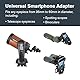 Celestron 81055 NexYZ universeller 3-Achsen-Smartphone-Adapter, patentiertes Design – Funktioniert mit Teleskopen, Spektiven, Ferngläsern, Monokulare und Mikroskope, Schwarz