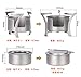 Titanium Wood Stove, Alcohol Stove, Trivet, Burner, Camping, Climbing, Outdoor Equipment, Cooking, Lightweight, Portable, Storage Bag Included