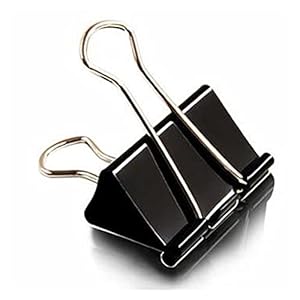 Pennenzak 36 stks/documenten metalen zwarte bindmiddel clips school kantoorbenodigdheden bindmiddel clip briefpapier…