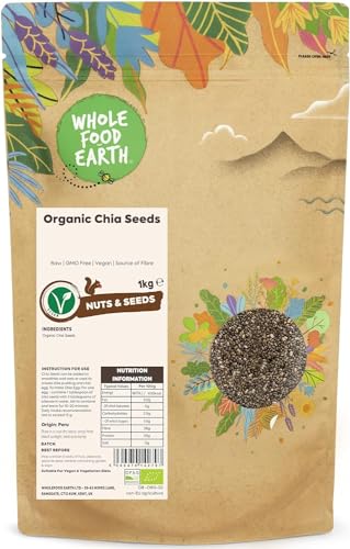 Wholefood Earth Organic Chia Seeds, 1 kg