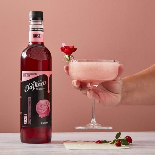Image of DaVinci Gourmet Rose Syrup, 25.4 Fluid Ounces (Pack of 1)