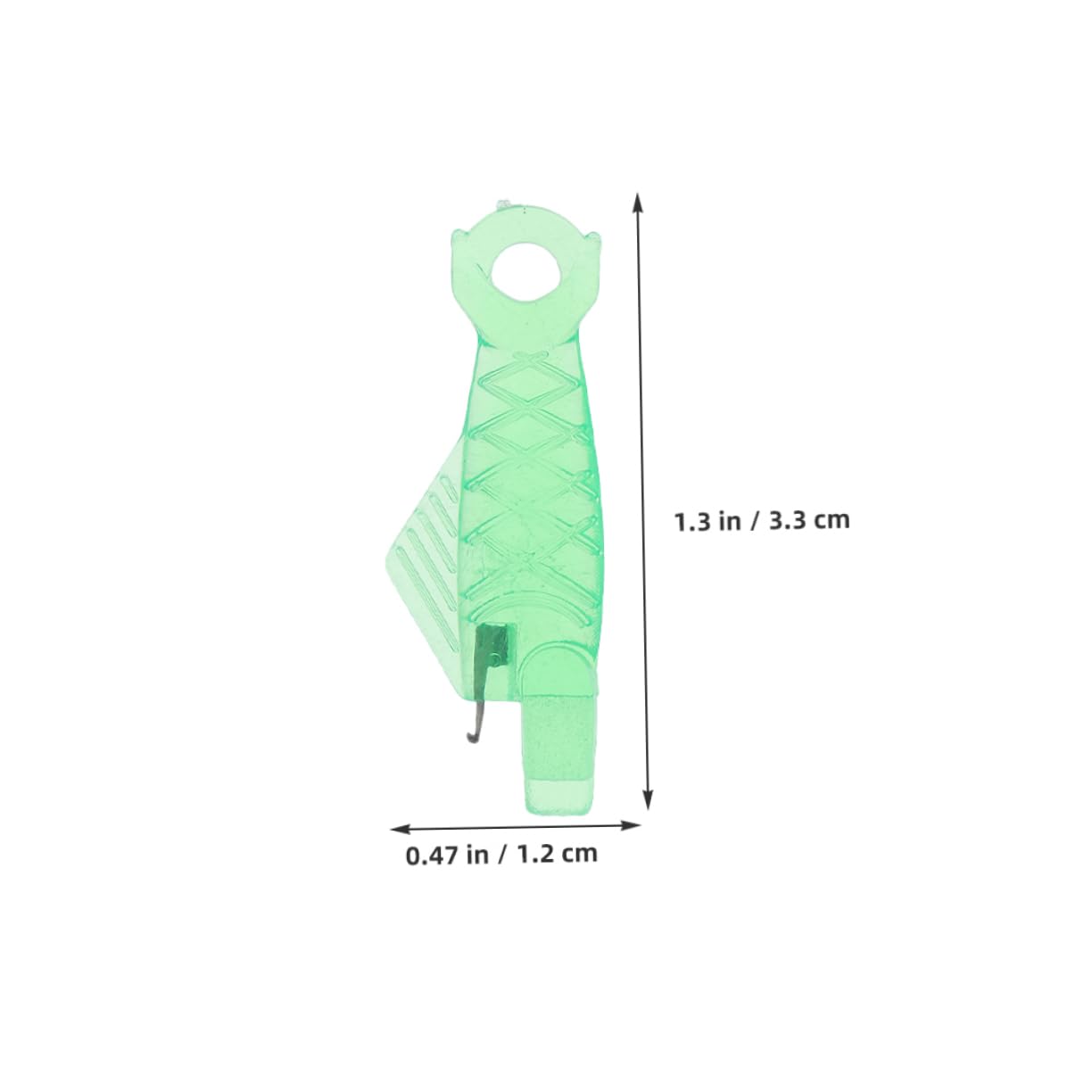 Uonlytech 30Pcs Fish Mouth Needle Threader Tool Quick Sewing Threader for Small Eye Needles Durable for Embroidery Crafts and Cross Stitch Projects Easy Operation and Versatile