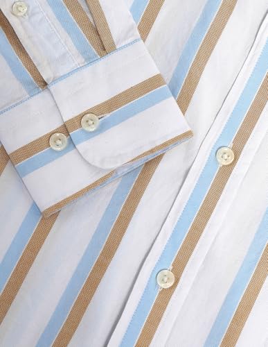 Image of U.S. Polo Assn. Men's Cotton Regular Fit US Polo Ass. Checked Button Down Long Sleeve Casual Regular 1621 Casual Shirts (UDSHT1439)