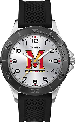 Timex Tribute Men's Collegiate Gamer 42mm Watch – Maryland Terrapins with Black Silicone Strap -  TWZUMARMDYZ