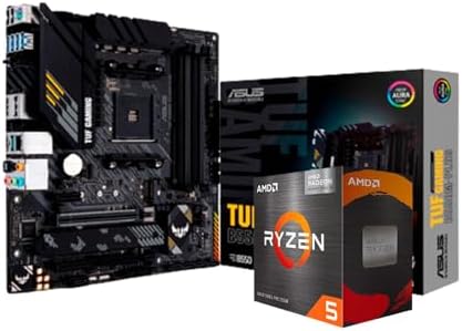 Kit Upgrade AMD Ryzen 5 5600GT Placa Mãe Asus TUF Gaming B550M-Pl...