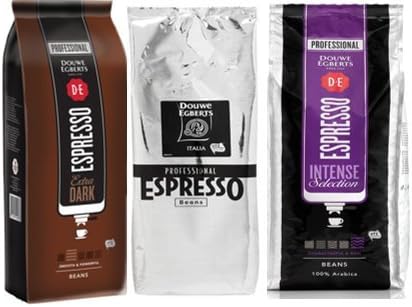 Douwe Egbert UKB 3 x 1kg Mixed (Italian Roast,Intense Roast & Dark Roast)
