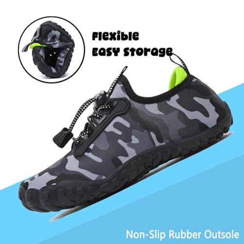 Image of Quickshark Kids Water Shoes Boys Girls Barefoot Aqua Socks Outdoor Indoor Quick Dry Sandals Lightweight Slip On Walking Sneakers for Beach Pool Swim (Little Kid /Big Kid)