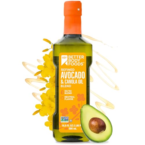 BetterBody Foods Refined Avocado Canola Oil 50/50 Blend, Non