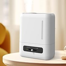 Ultrasonic Humidifer For Room Mositure | Air Humidifier for Cold and Cough| Top Filling, 4 lts Capacity, Aromatherapy Tray, 360° Enhance Comfort for Home Baby & Plants | BPA Free (1)