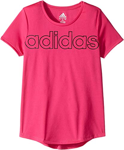 Image of adidas Girls' Short Sleeve Scoop Neck Tee T-Shirt