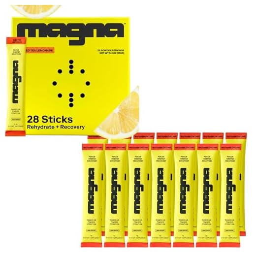 MAGNA Electrolytes Powder Drink Mix Bundle – Tea Lemonade & Watermelon Lime Flavors, 42 Servings | Hydration, Energy & Focus Support with Magnesium L-Threonate, Sodium, Potassium, Vitamin D, B6 & B12