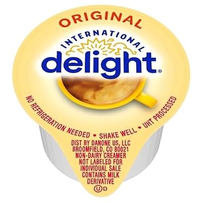 International Delight Original Liquid Coffee Creamer | Non-Dairy, Lactose-Free | Bulk Pack Single-Serve Cups | 384 Count Case