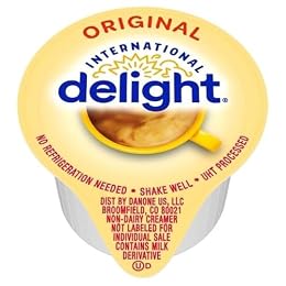 International Delight Original Liquid Coffee Creamer | Non-Dairy, Lactose-Free | Bulk Pack Single-Serve Cups | 384 Count Case