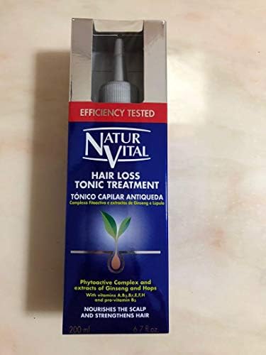 NATURVITAL Hairloss Tonic Treatment 200ml fight the symptoms of Hair loss