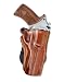 Premium Leather OWB Paddle Holster with Open Top Fits Revolver Chiappa Rhino 5''BBL, Right Hand Draw, Brown Color #1265#