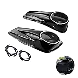 buyinhouse 6.5' Saddlebag Speaker Lids Fit For Harley Touring Road King Road Glide Street Glide Electra Glide Ultra Classic Ultra Limited Tri Glide 2014 to 2023