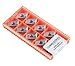 AccusizeTools - APKT 160408 LH Carbide Insert, K10, Aluminum Cutting, 0058-1604x10