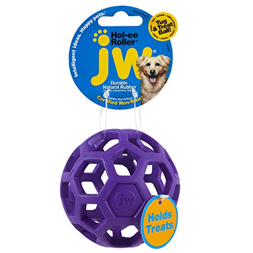 Bola JW Holee Roller P Roxo Para Cães JW para Cães, Pequeno, Roxo, P43111RX