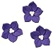 Wilton 710-0266 Purple Posy Icing Decorations, 12/Pack