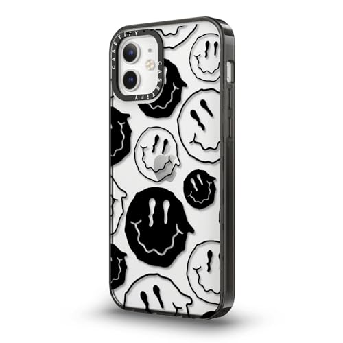 Étui iPhone 12 antichoc CASETiFY noir transparent protection 1.2m - 7
