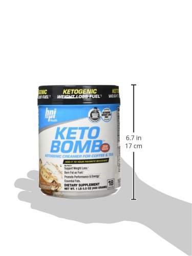 Bpi Sports Keto Bomb - Supports Energy, Hydration, And Fat Loss - Mct And Electrolytes - Sugar-Free With Calcium - Caramel Macchiato, 18 Servings #TOP6
