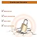 6Pack Small Locks with Same Keys, 0.98Inch (25mm) Wide Lock Body Solid Brass Padlocks Keyed Alike, Mini Padlocks for Suitcases/Luggage/Backpacks/Tool Box/Diary Books/School lockers etc.