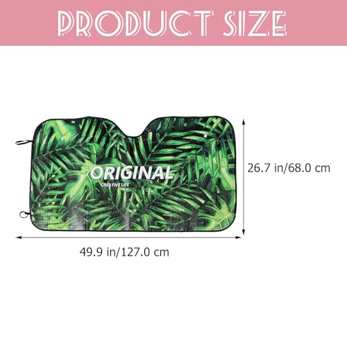 Parasol para coche parabrisas delantero protector de aluminio contra rayos UV 2