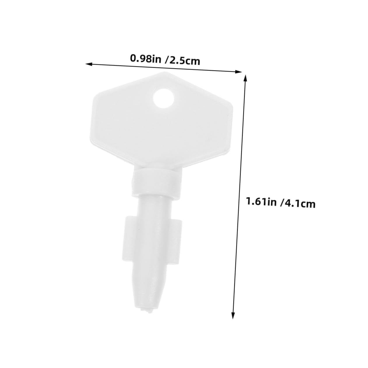 SOLUSTRE 2 Pcs Universal Toilet Paper Dispenser Key Replacement Keys for Paper Towel Holders Commercial Dispensers Key Toilet Paper Dispenser Key