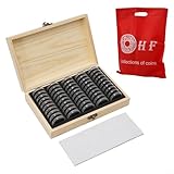 Ouverture réglable en demi-lune : la boîte de rangement est équipée d'une ouverture en demi-lune, permettant un accès facile et un réglage pratique des pièces de monnaie. Vous pouvez facilement organiser et organiser vos pièces de monnaie selon vos préférences.