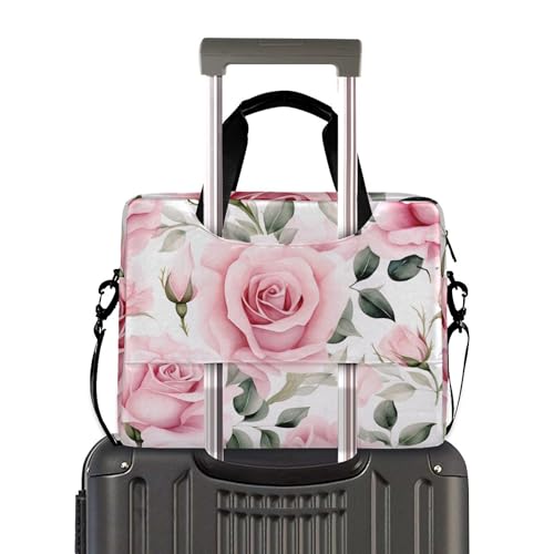 Funda para portátil con flores rosas 13-15.6 pulg miniatura 3