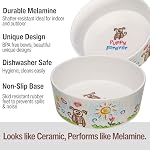 Loving Pets Dolce Moderno Dog Bowl – Modern Melamine Dog Food Bowl & Dog Water Bowl – Durable, Non-Slip Pet Dish for Small & Medium Dogs – Dishwasher Safe Dog Bowl (Small, 16 oz) - Image 2