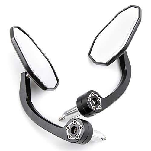 Rétroviseur d'extrémité de barre de moto en aluminium pour Suzuki GSF1250