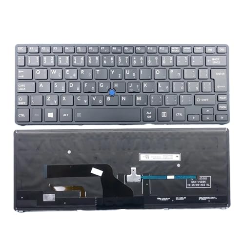 Clavier rétroéclairé européen Toshiba Z20T-B idéal pour le télétravail