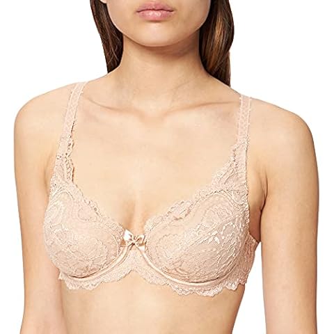 Playtex Flower Lace Sujetador, Beige (Piel), 95D para Mujer Cover