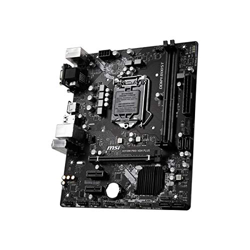 MSI ProSeries Intel Coffee Lake H310 LGA 1151 DDR4 D Sub DVI HDMI a bordo Gráficos Micro ATX Placa base (H310M PRO VDH PLUS)
