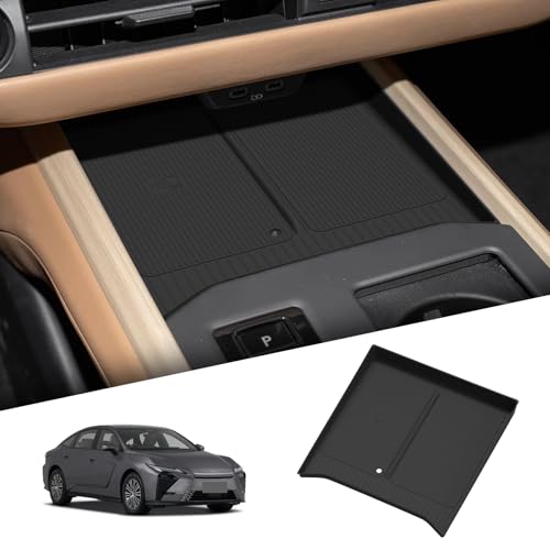 Tapis de chargement sans fil pour Lexus ES 2026 en silicone antidérapant noir SMABEE