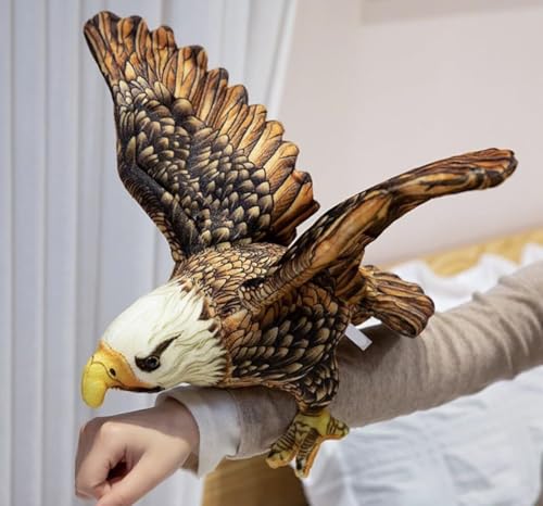 Image of Tickles Bald Eagle Soft Stuffed Plush Bird Toy for Kids Boys & Girls Birthday Gift (Color: Multicolor Size: 50 cm)