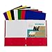 C-Line Recycled Two-Pocket Paper Portfolio, 1 Case of 100 Folders, Assorted Colors (05300-100)